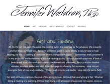 Tablet Screenshot of jenniferwaldron.com